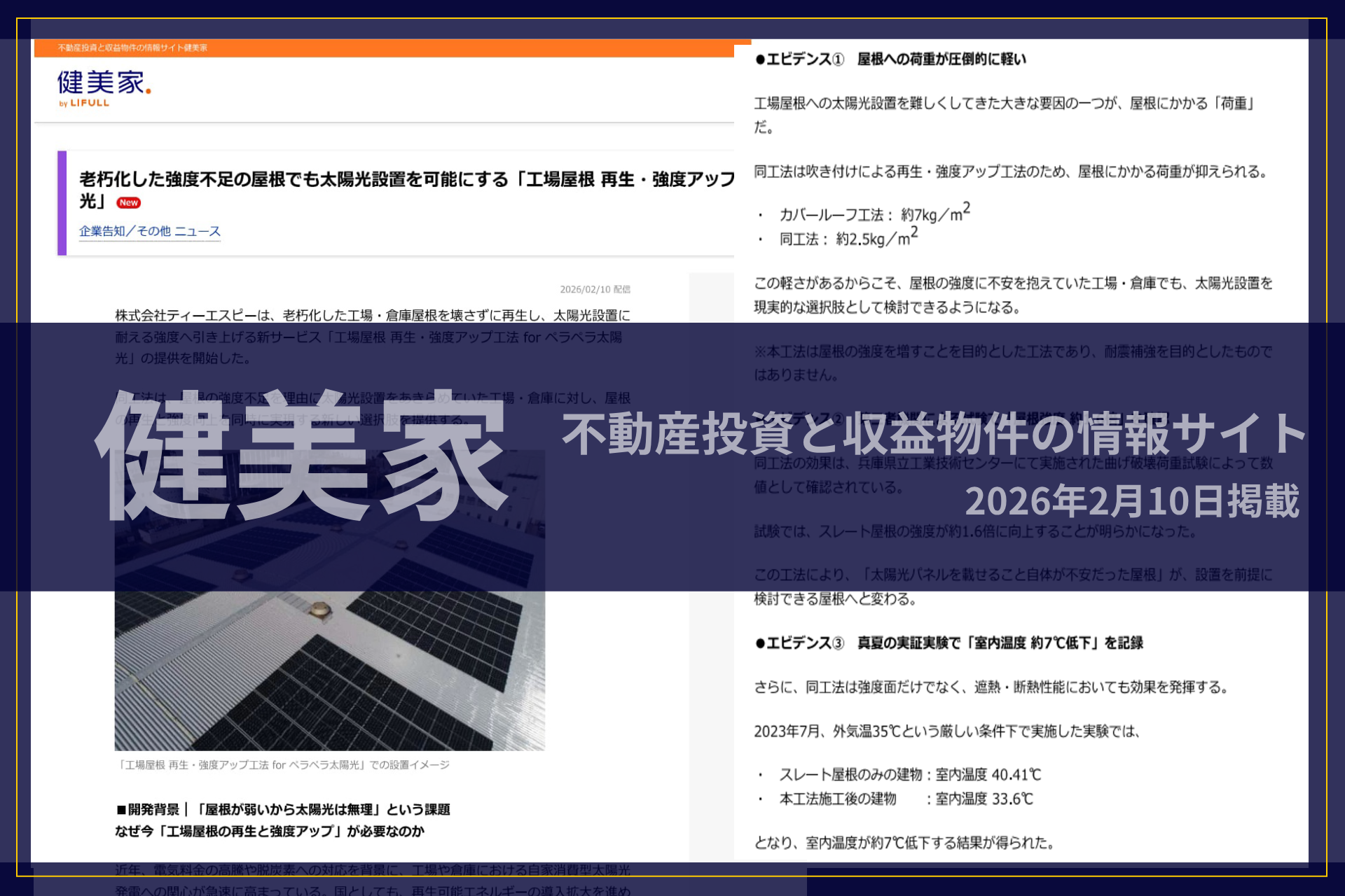 「健美家」に掲載されました